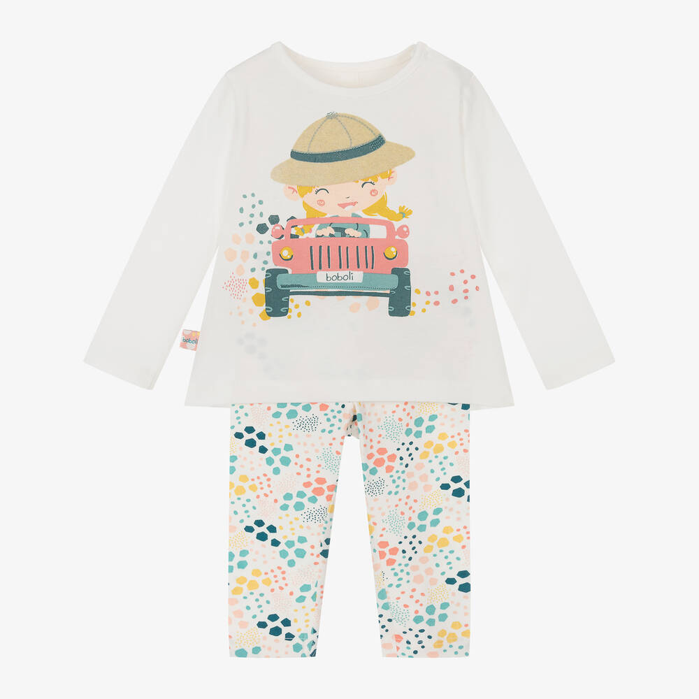 White jersey leggings discount