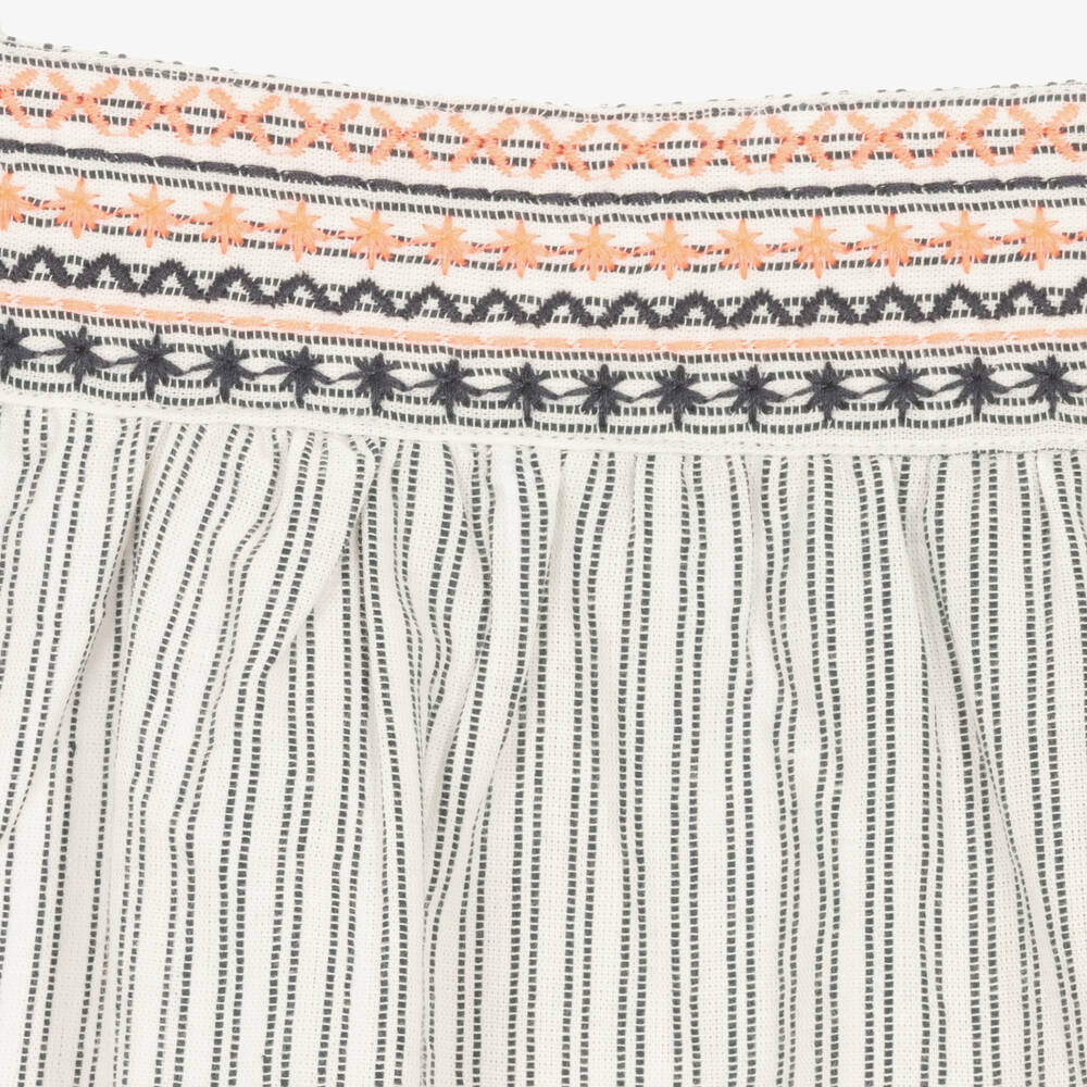 Boboli-Белый топ и розовые шорты | Childrensalon Outlet