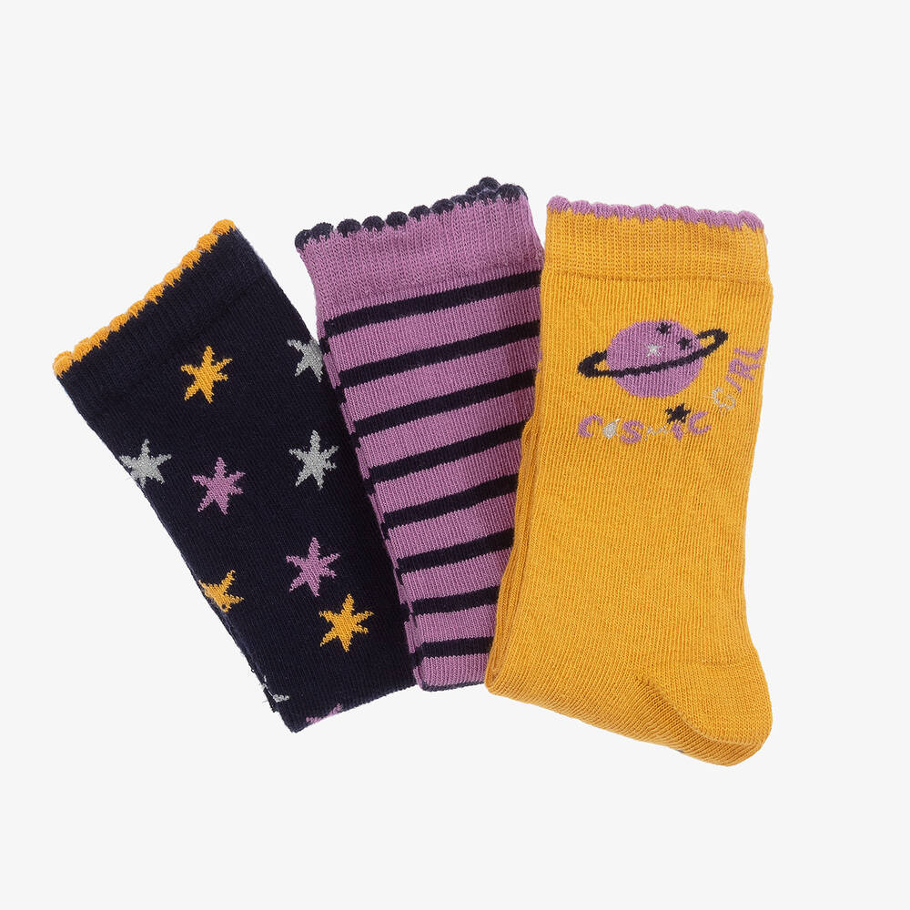 Boboli-Хлопковые носки для девочек (3шт.) | Childrensalon Outlet