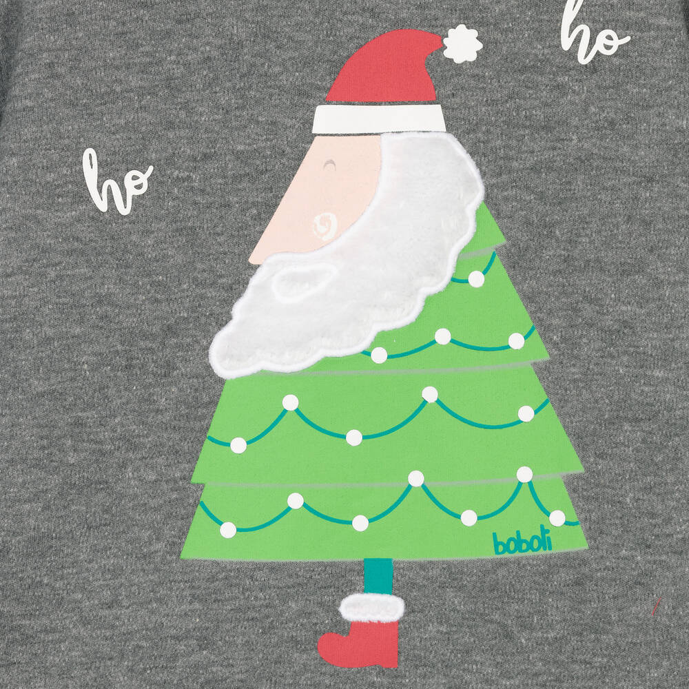 بوبولي-بيجاما قطن جيرسي لون رمادي | Childrensalon Outlet