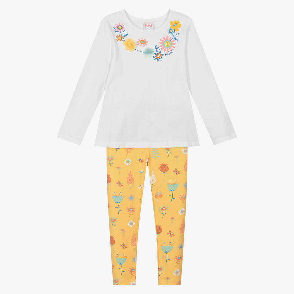 Boboli-Цветочный комплект леггинсов для девочек | Childrensalon Outlet