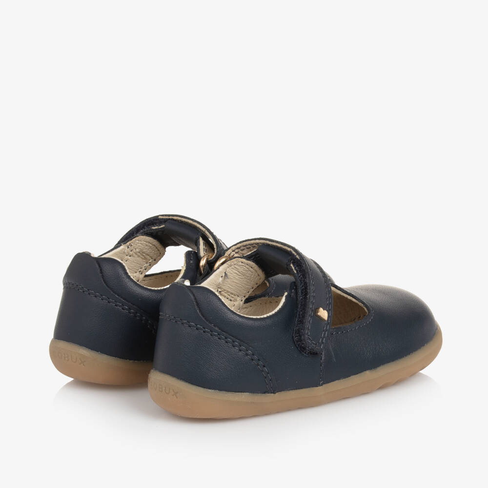 Bobux Step Up-Boys Blue Leather Pre-Walkers | Childrensalon Outlet