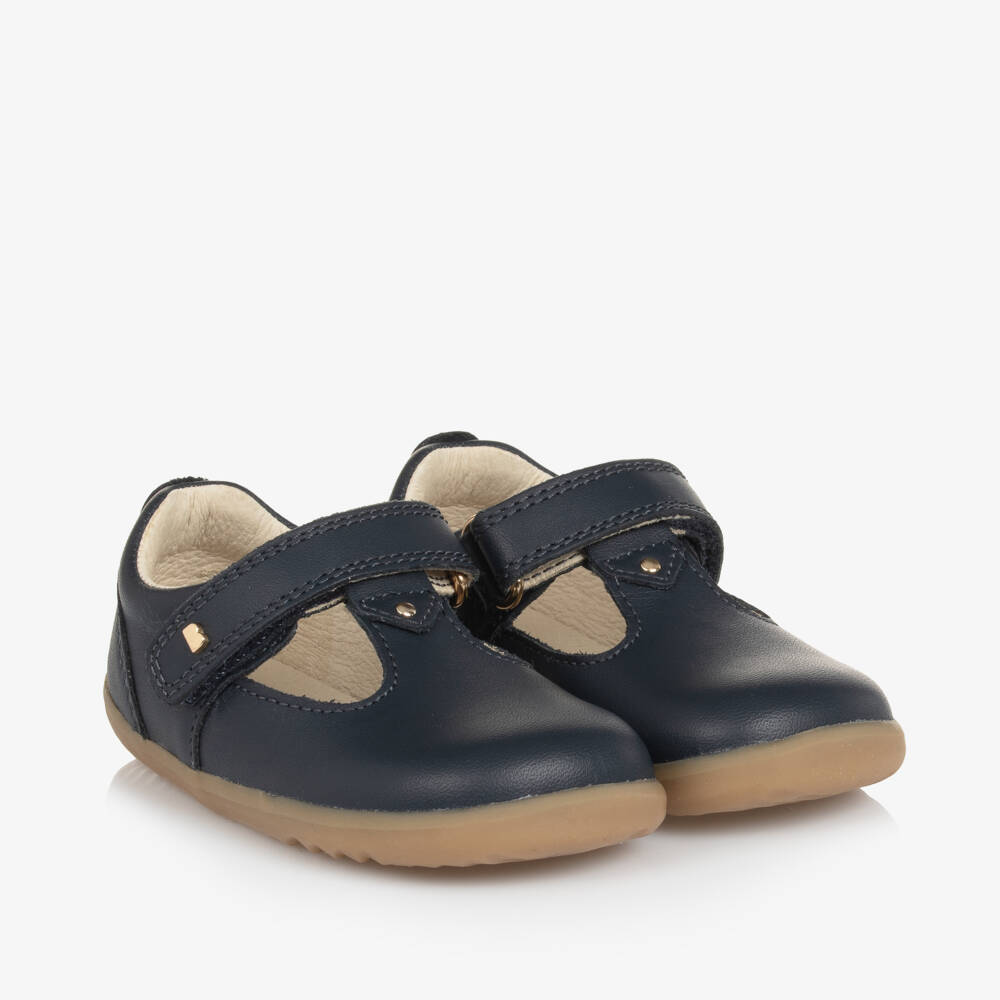 Bobux Step Up-Boys Blue Leather Pre-Walkers | Childrensalon Outlet