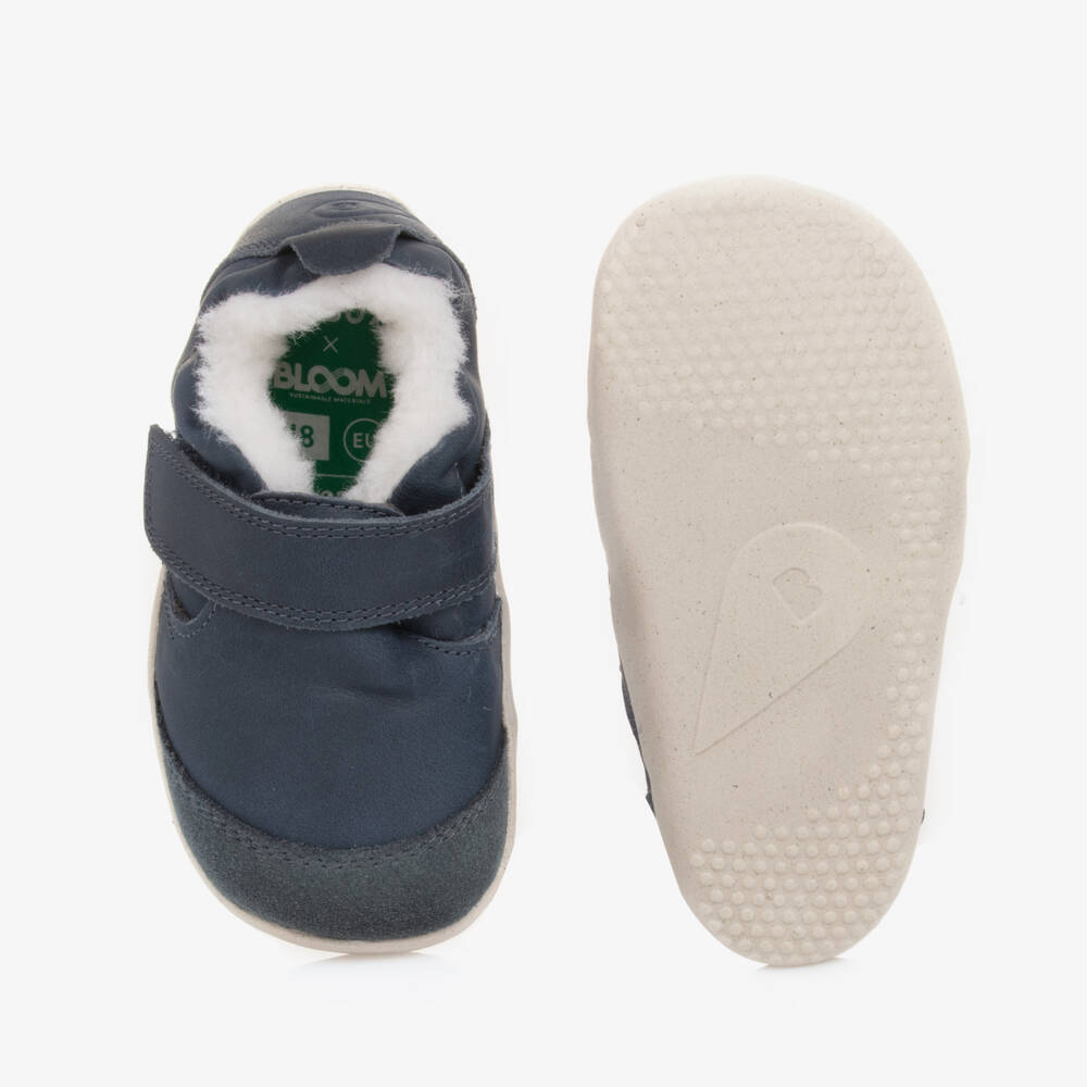 Bobux Xplorer-Boys Navy Leather First Steps Shoes | Childrensalon Outlet