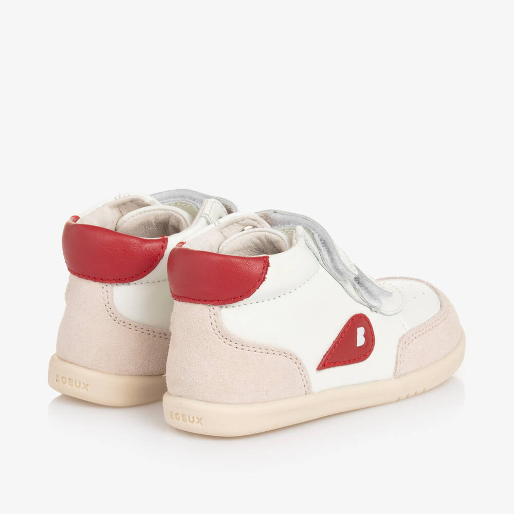Bobux IWalk-Boys Pristine Leather High-Tops | Childrensalon Outlet