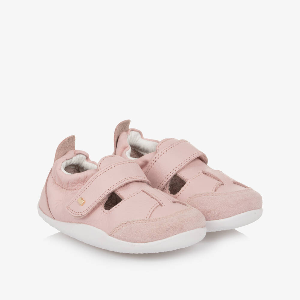Bobux Xplorer-Girls Rosy Leather Early Walkers | Childrensalon Outlet