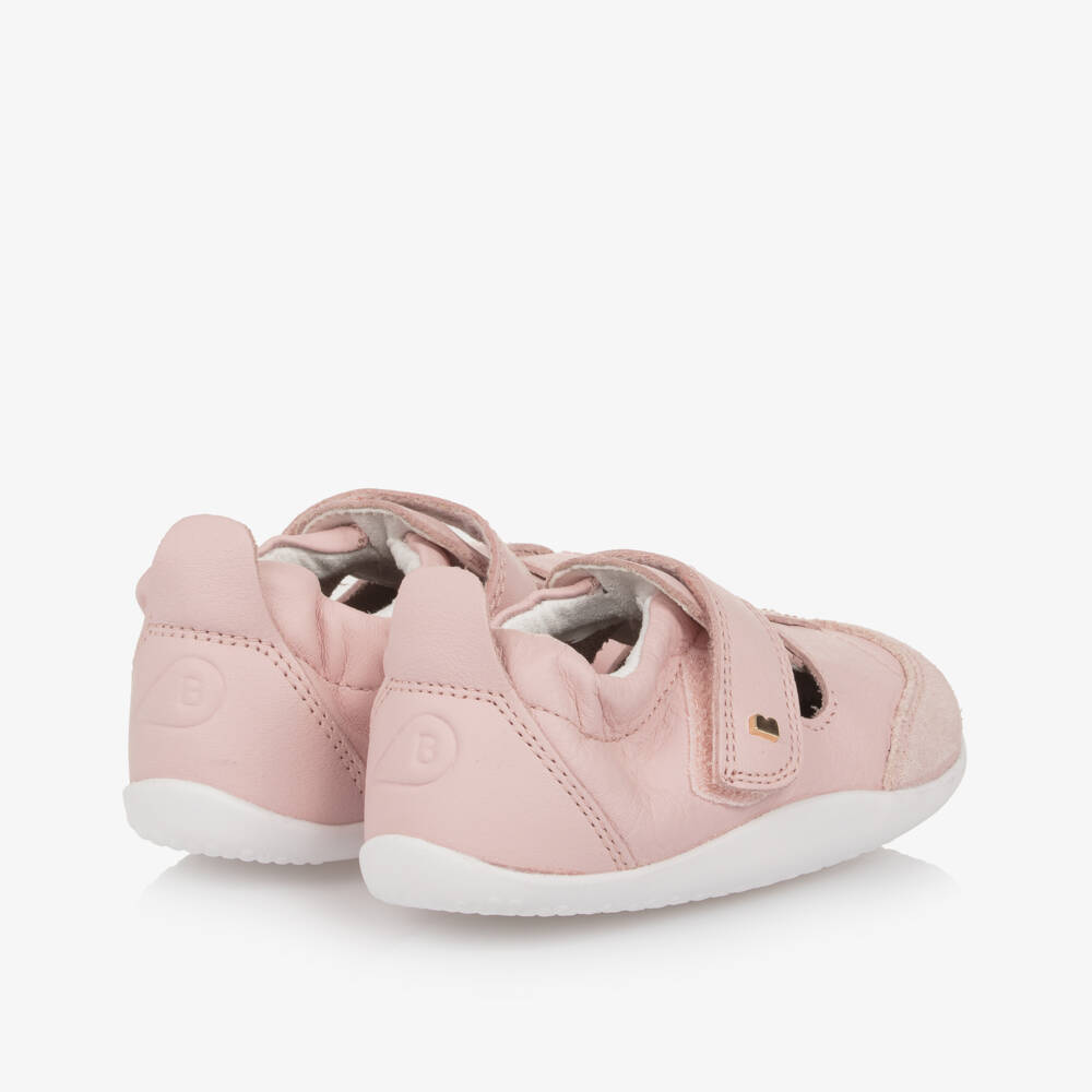 Bobux Xplorer-Girls Rosy Leather Early Walkers | Childrensalon Outlet