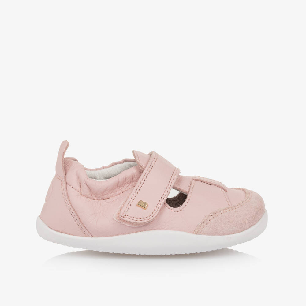 Bobux Xplorer-Girls Rosy Leather Early Walkers | Childrensalon Outlet