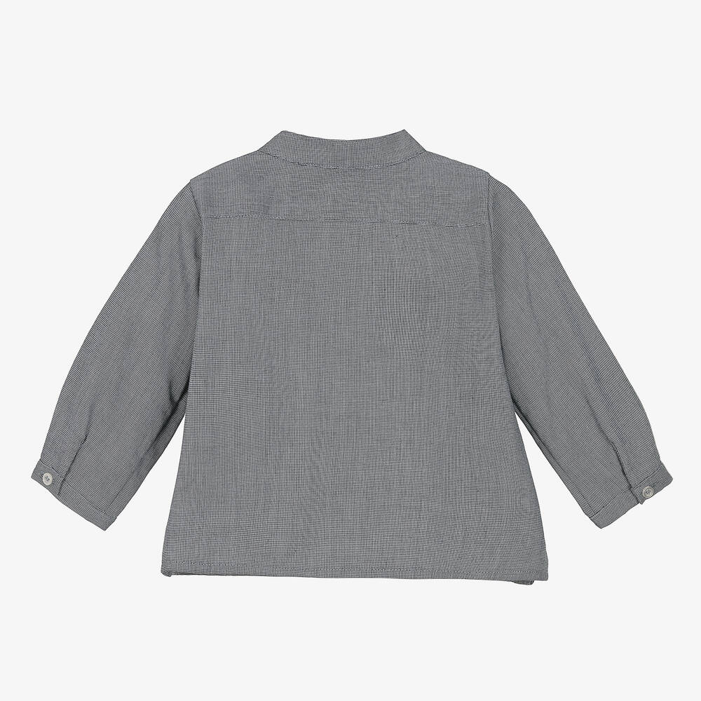 Bonpoint-Серая хлопковая рубашка для малышей | Childrensalon Outlet