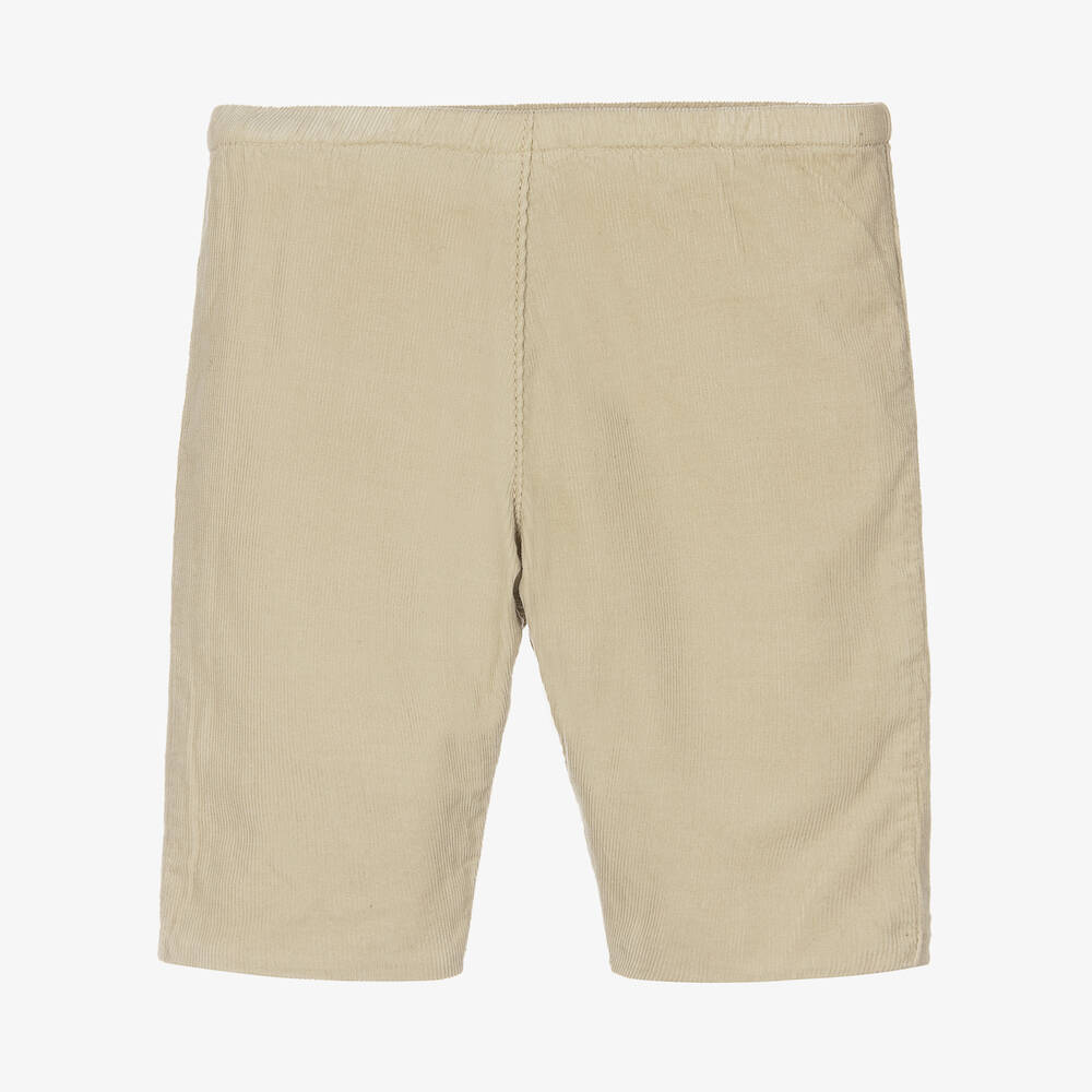 Bonpoint - Beige Cotton Corduroy Trousers  | Childrensalon