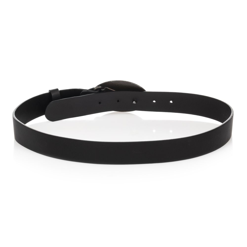 Bonpoint-حزام جلد لون أسود للبنات | Childrensalon Outlet