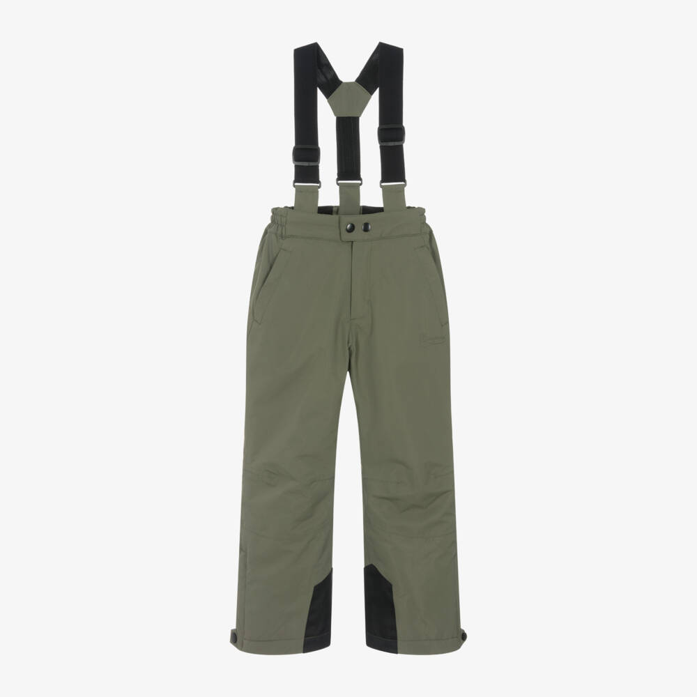 Bonpoint-Boys Alpine Green Ski Trousers | Childrensalon Outlet