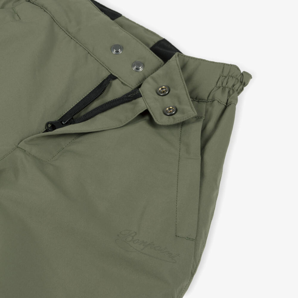 Bonpoint-Boys Alpine Green Ski Trousers | Childrensalon Outlet