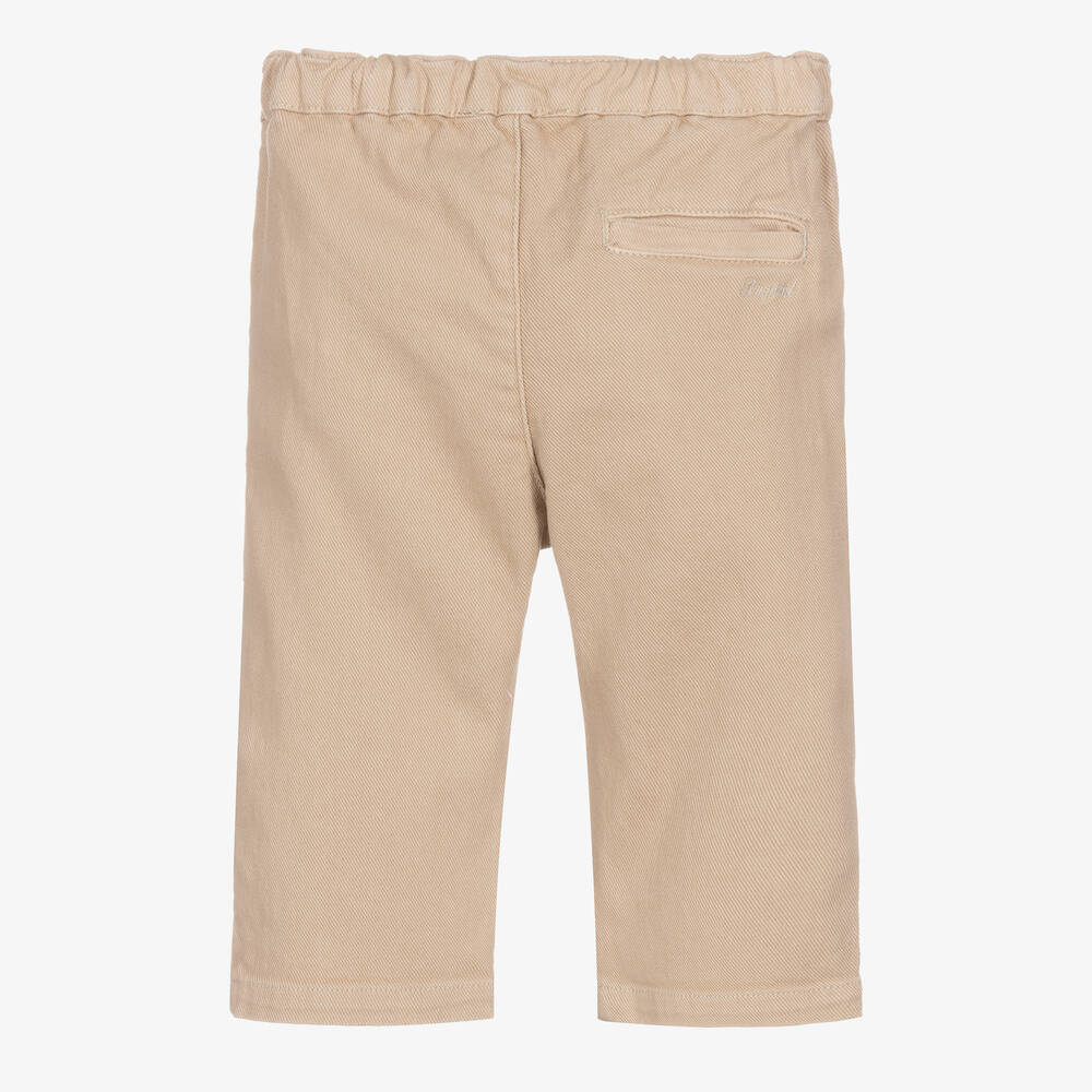 Bonpoint-Boys Beige Chino Trousers | Childrensalon Outlet