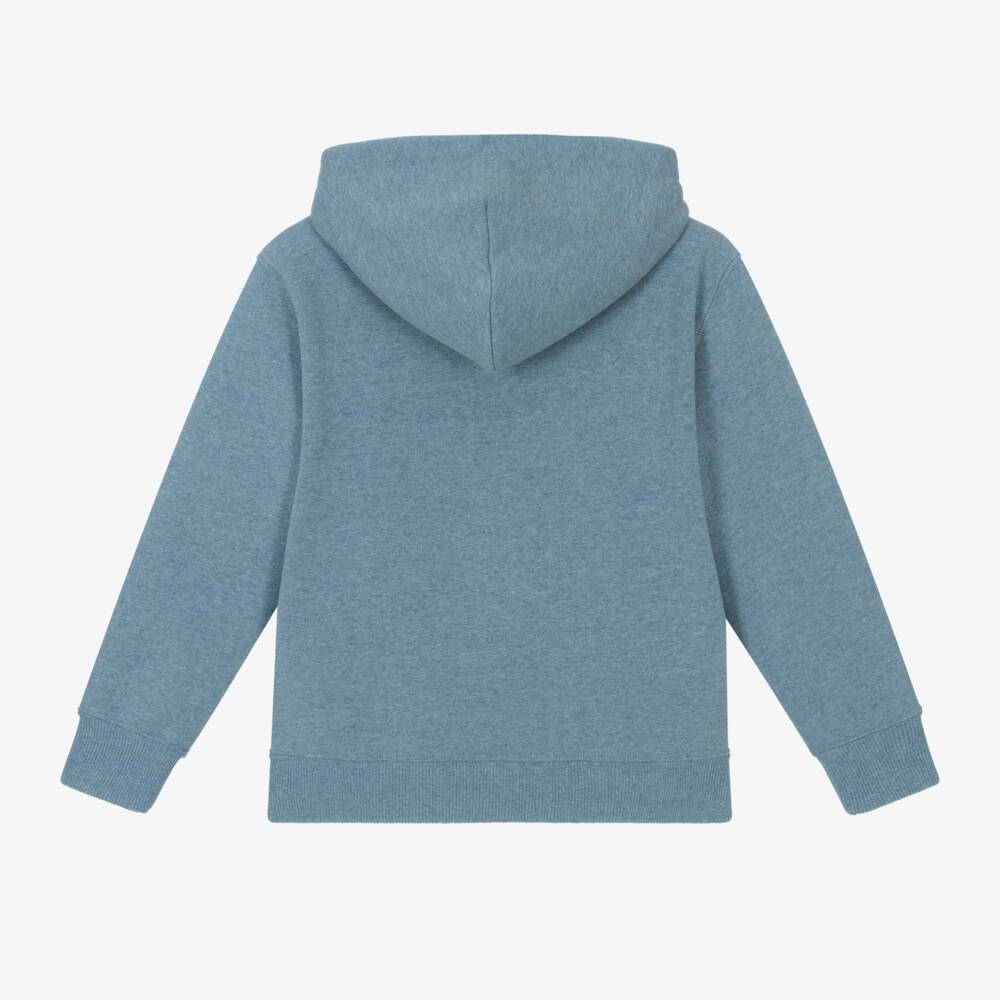 Bonpoint-Boys Blue Logo Sweatshirt | Childrensalon Outlet