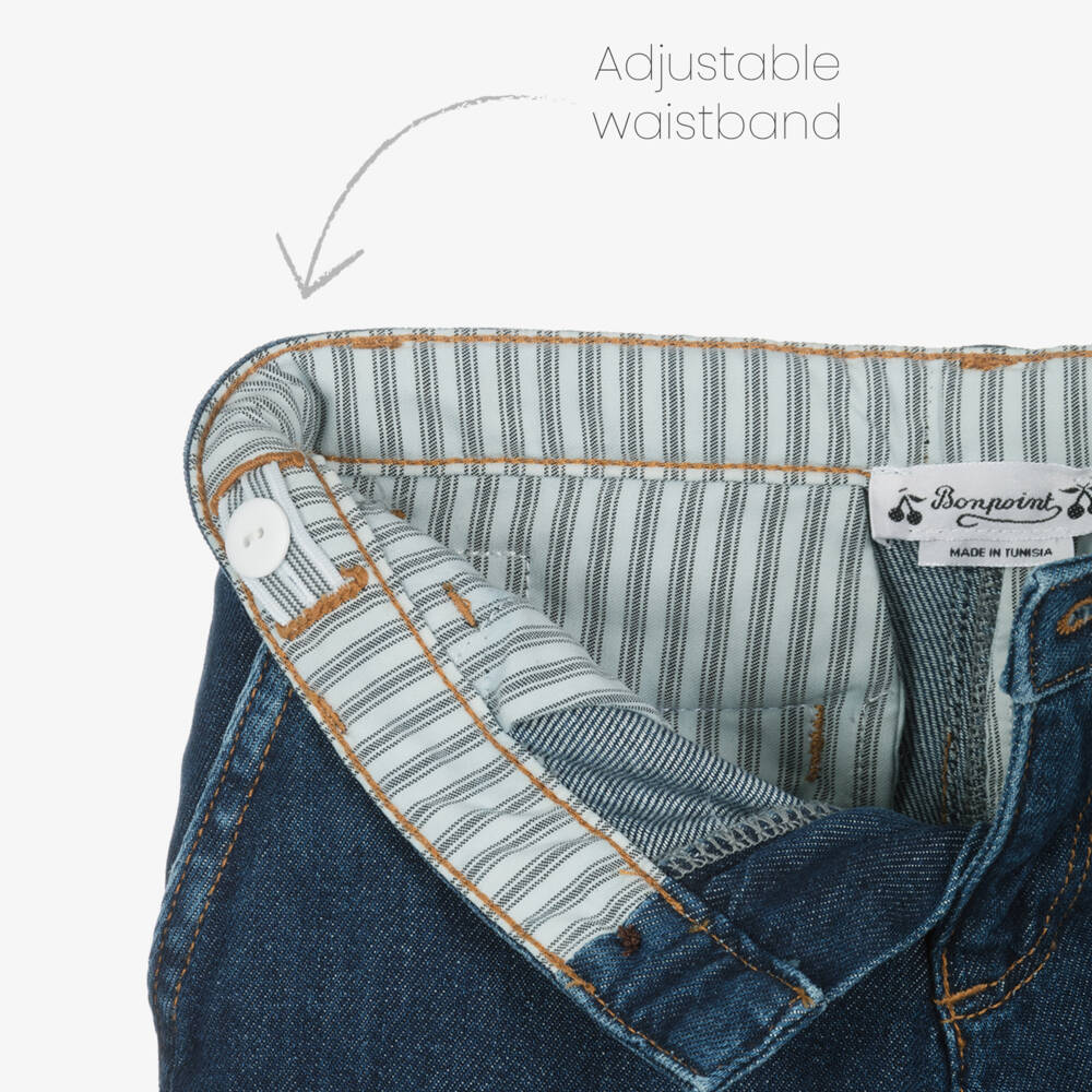 Bonpoint-Boys Classic Blue Cargo Bermudas | Childrensalon Outlet