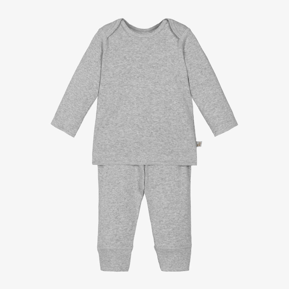 Bonpoint-Уютный серый комплект из хлопка для мальчиков | Childrensalon Outlet