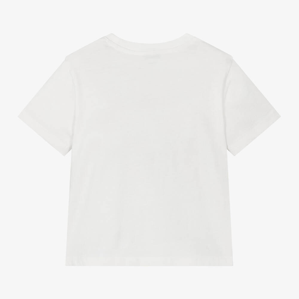 Bonpoint-Boys Cream Cotton Tee | Childrensalon Outlet
