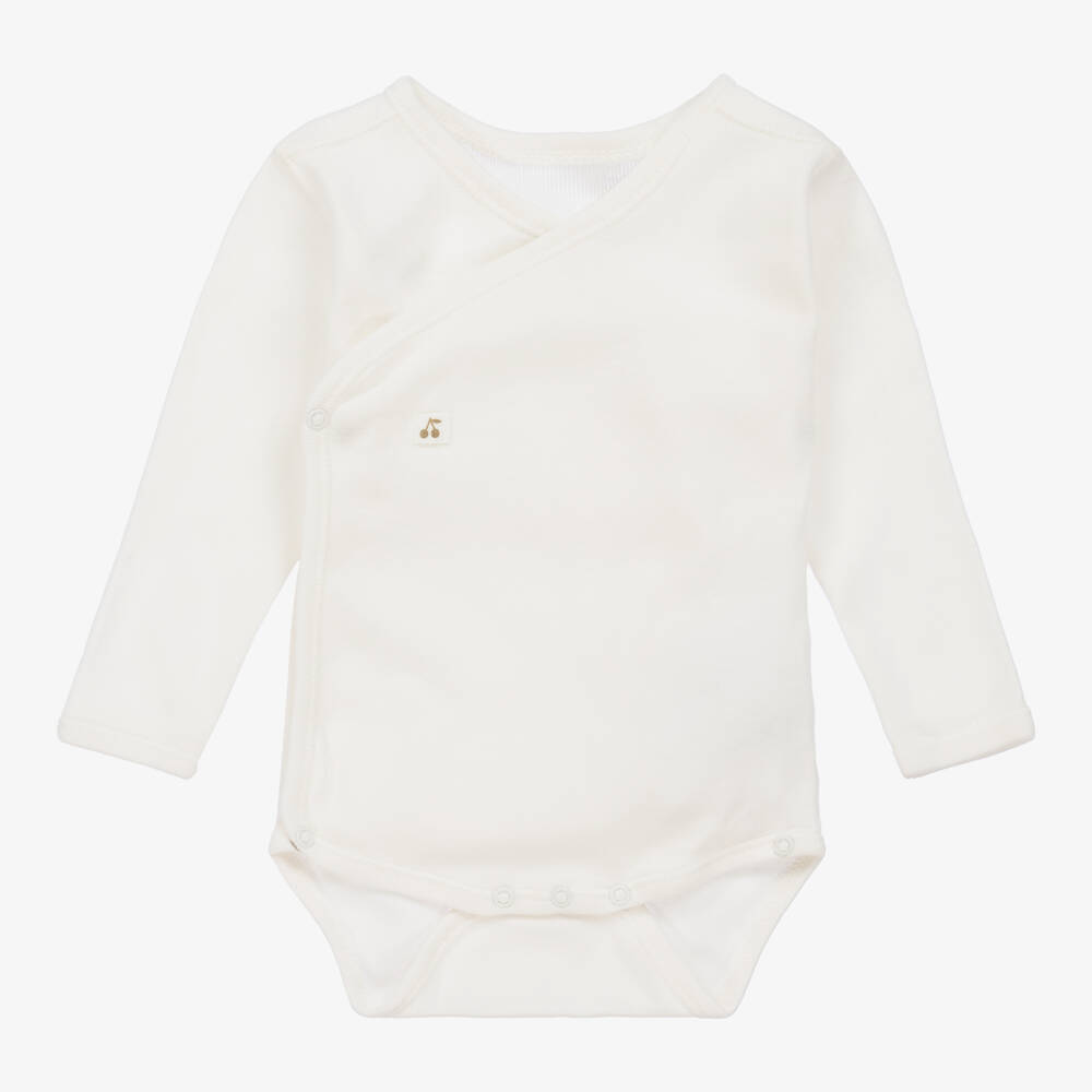 Bonpoint-Boys Ivory Cotton Bodysuit Trio | Childrensalon Outlet