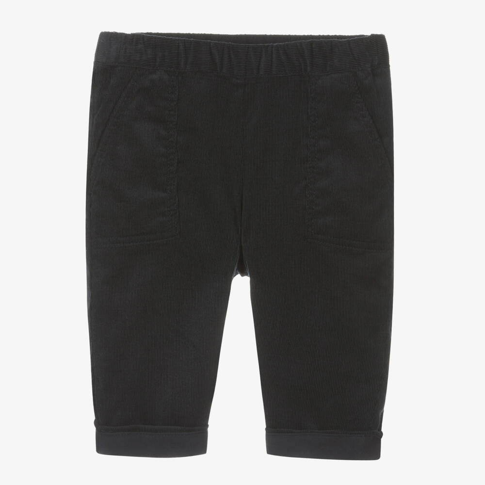 Bonpoint-Boys Navy Blue Corduroy Trousers | Childrensalon Outlet