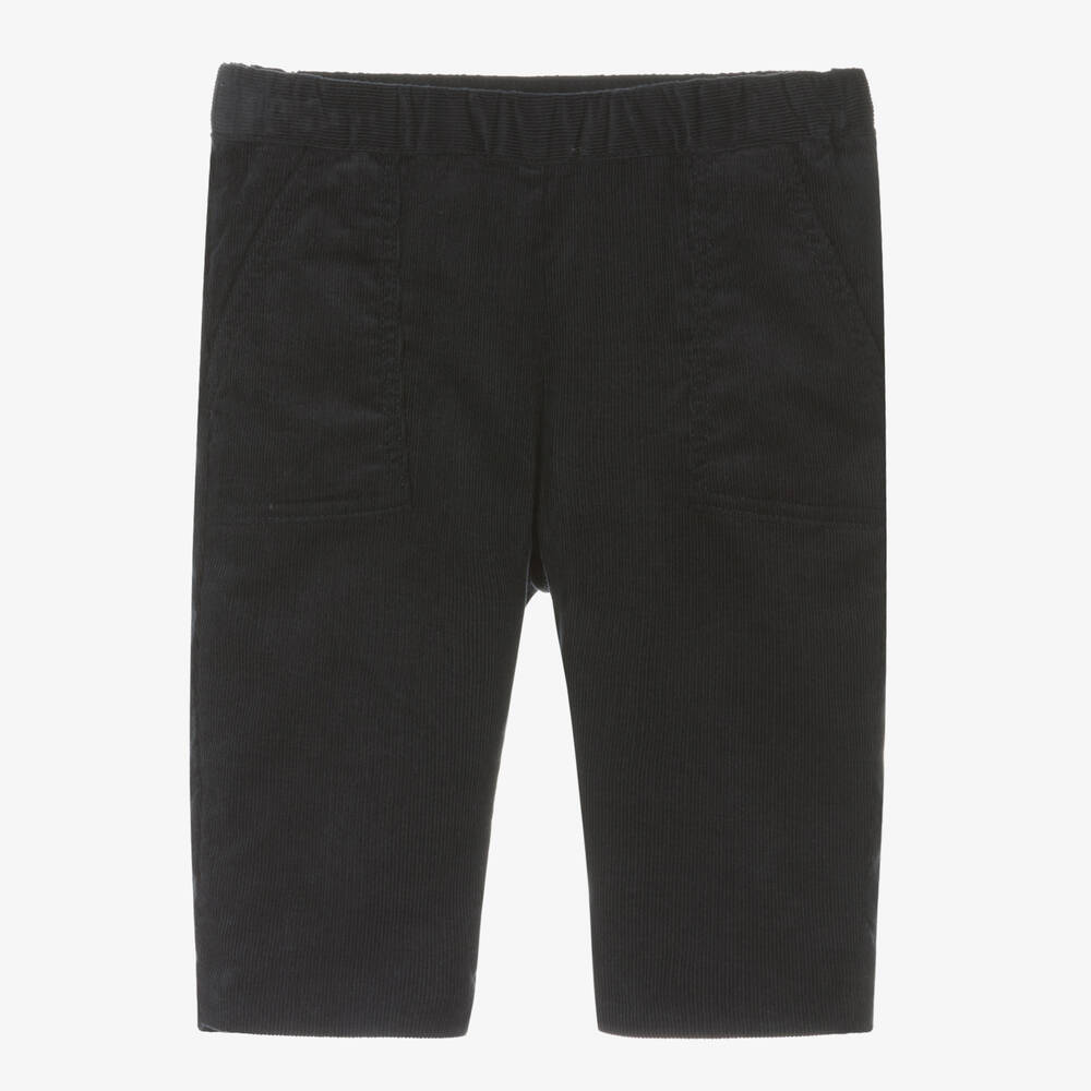 Bonpoint-Boys Navy Blue Corduroy Trousers | Childrensalon Outlet