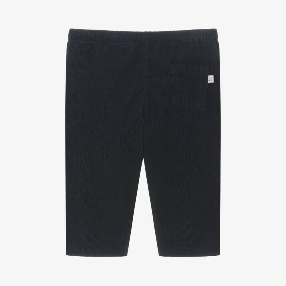 Bonpoint-Boys Navy Corduroy Trousers | Childrensalon Outlet