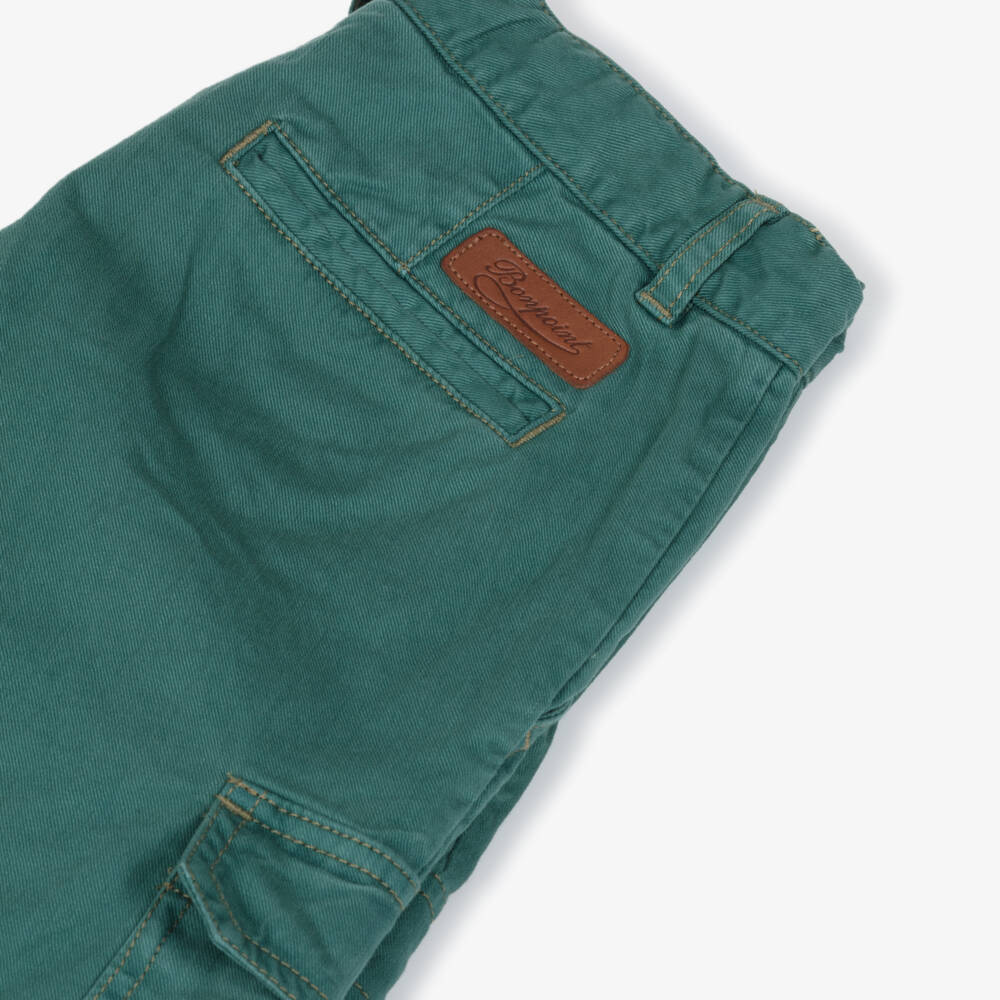 Bonpoint-شورت مغامرات كارجو زيتوني للأولاد | Childrensalon Outlet