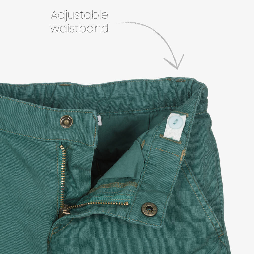 Bonpoint-شورت مغامرات كارجو زيتوني للأولاد | Childrensalon Outlet