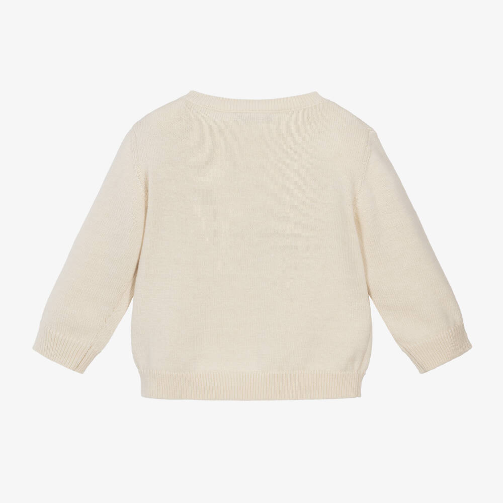 Bonpoint-Boys Woollen Knit Puppy Jumper | Childrensalon Outlet