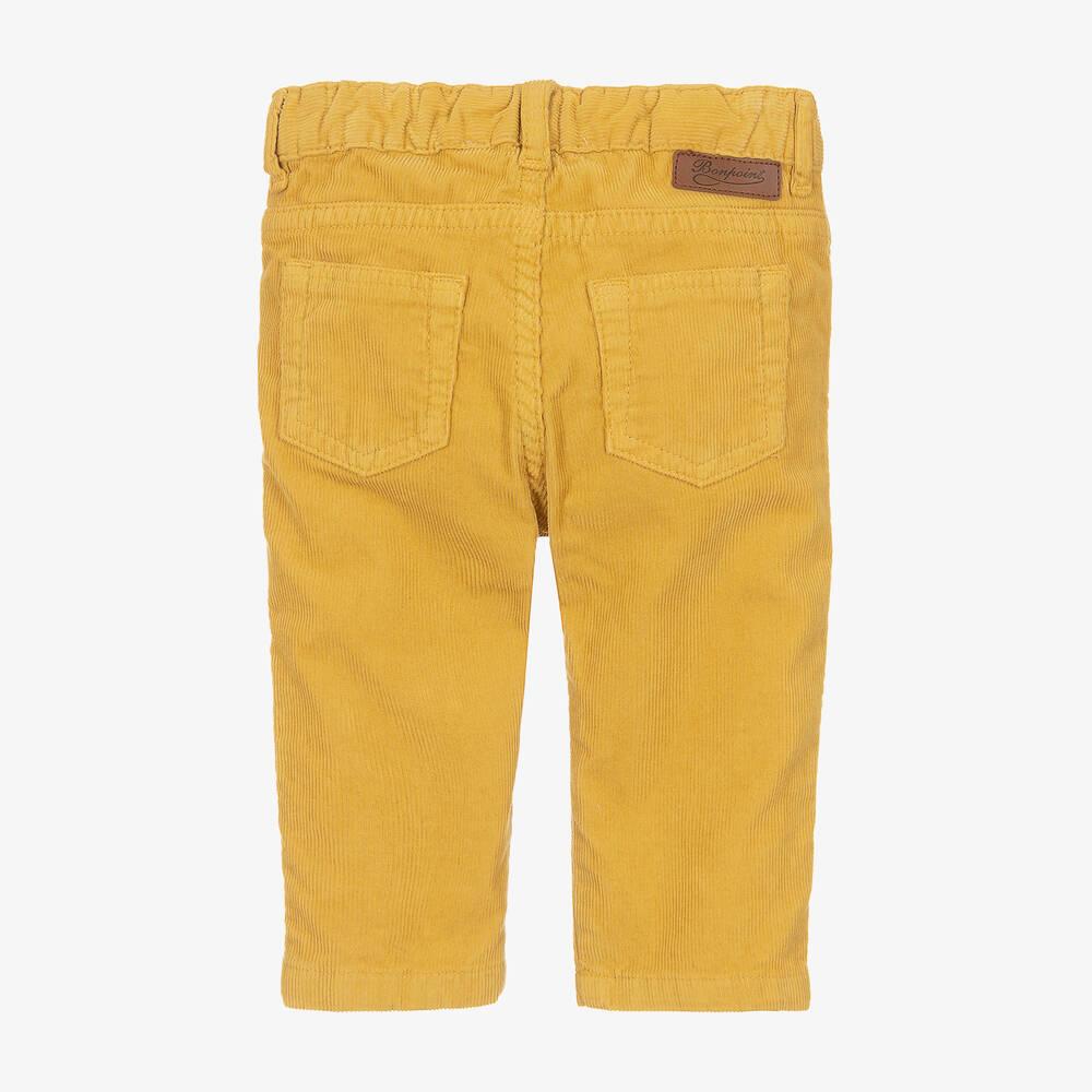 Pantalon jaune garcon clearance