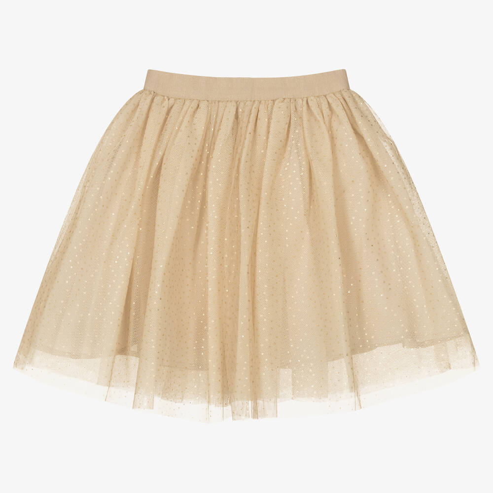 Bonpoint - Jupe tutu pailletée beige Fille | Childrensalon