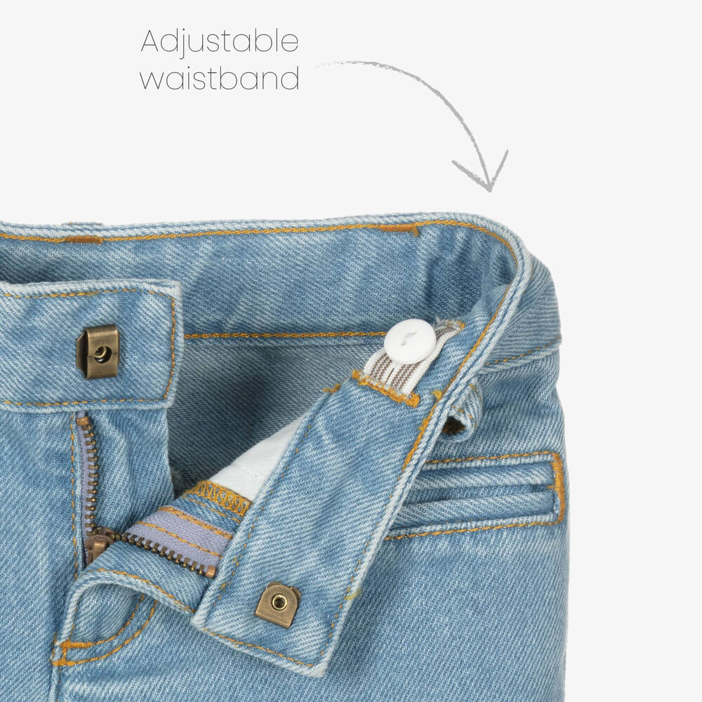 Girls adjustable waist jeans 2025