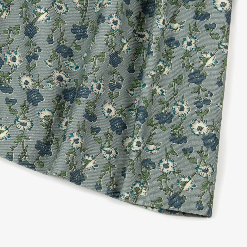 Bonpoint-Girls Blue Liberty Floral Fabric Needlecord Dress | Childrensalon Outlet