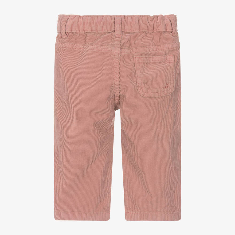 Bonpoint-Girls Blush Corduroy Trousers | Childrensalon Outlet