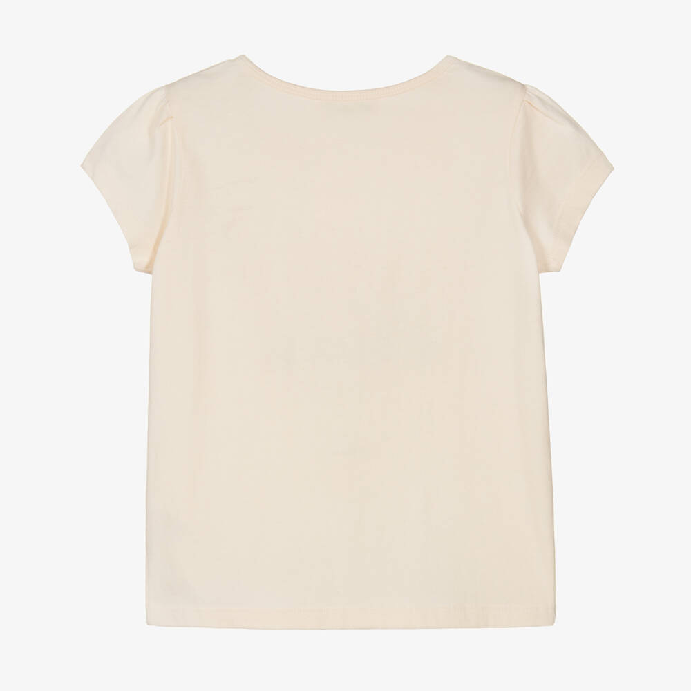 Bonpoint-Футболка из хлопка розового цвета для девочек | Childrensalon Outlet