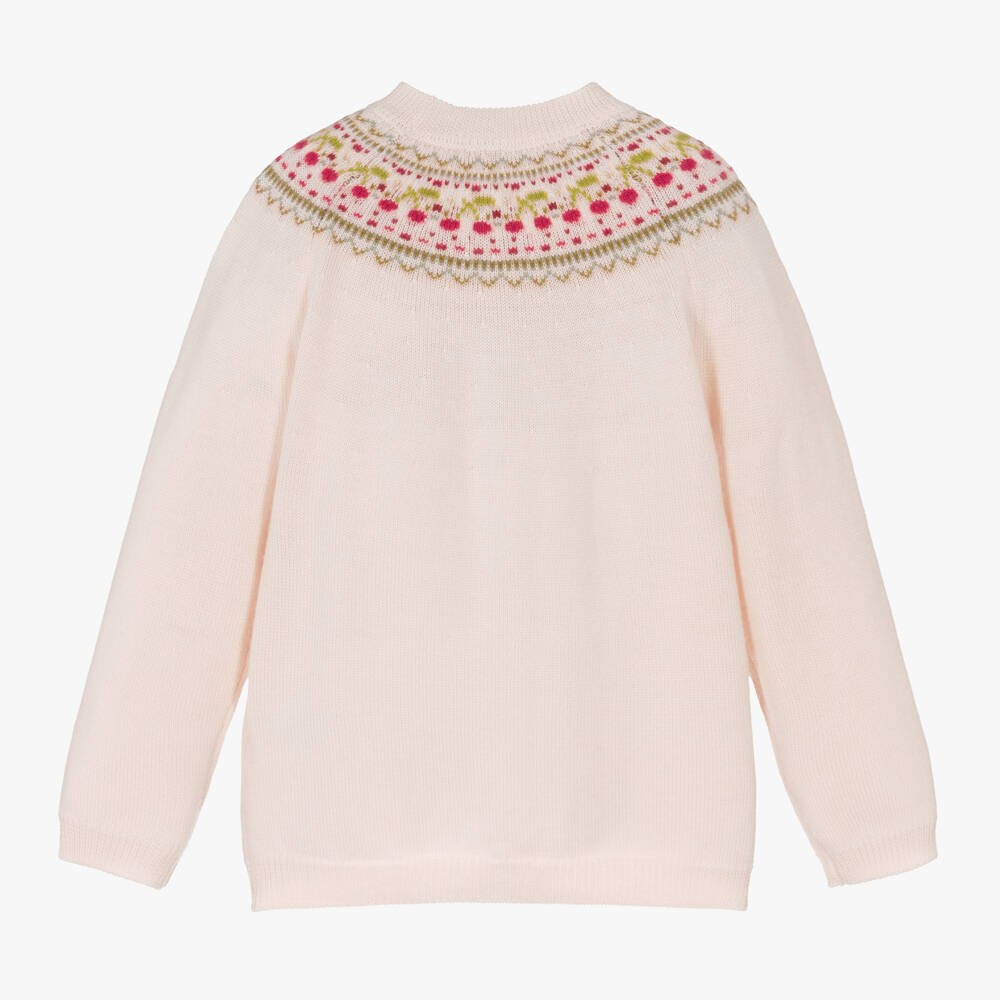 Bonpoint-Girls Blush Merino Wool Jumper | Childrensalon Outlet