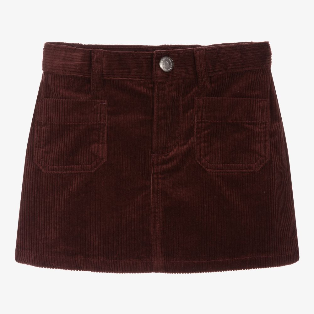 Bonpoint - Girls Brown Corduroy Skirt | Childrensalon