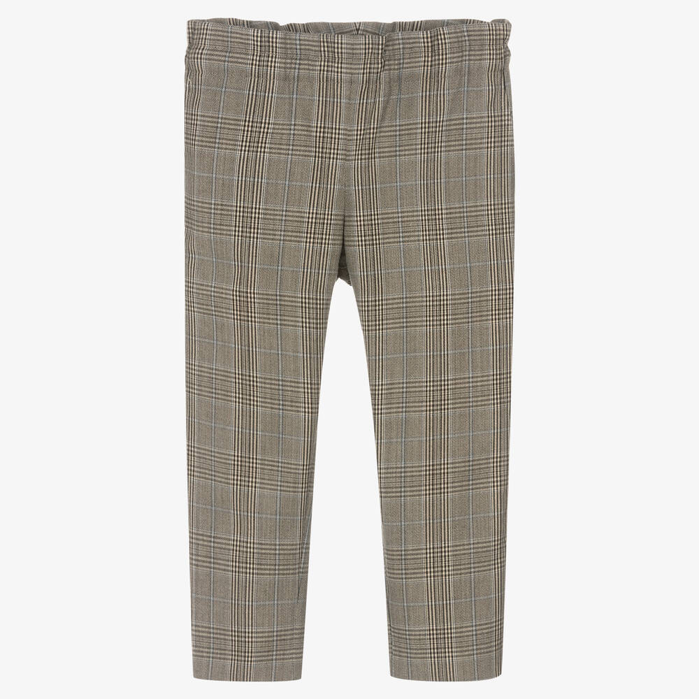 Bonpoint - Коричневые шерстяные брюки | Childrensalon