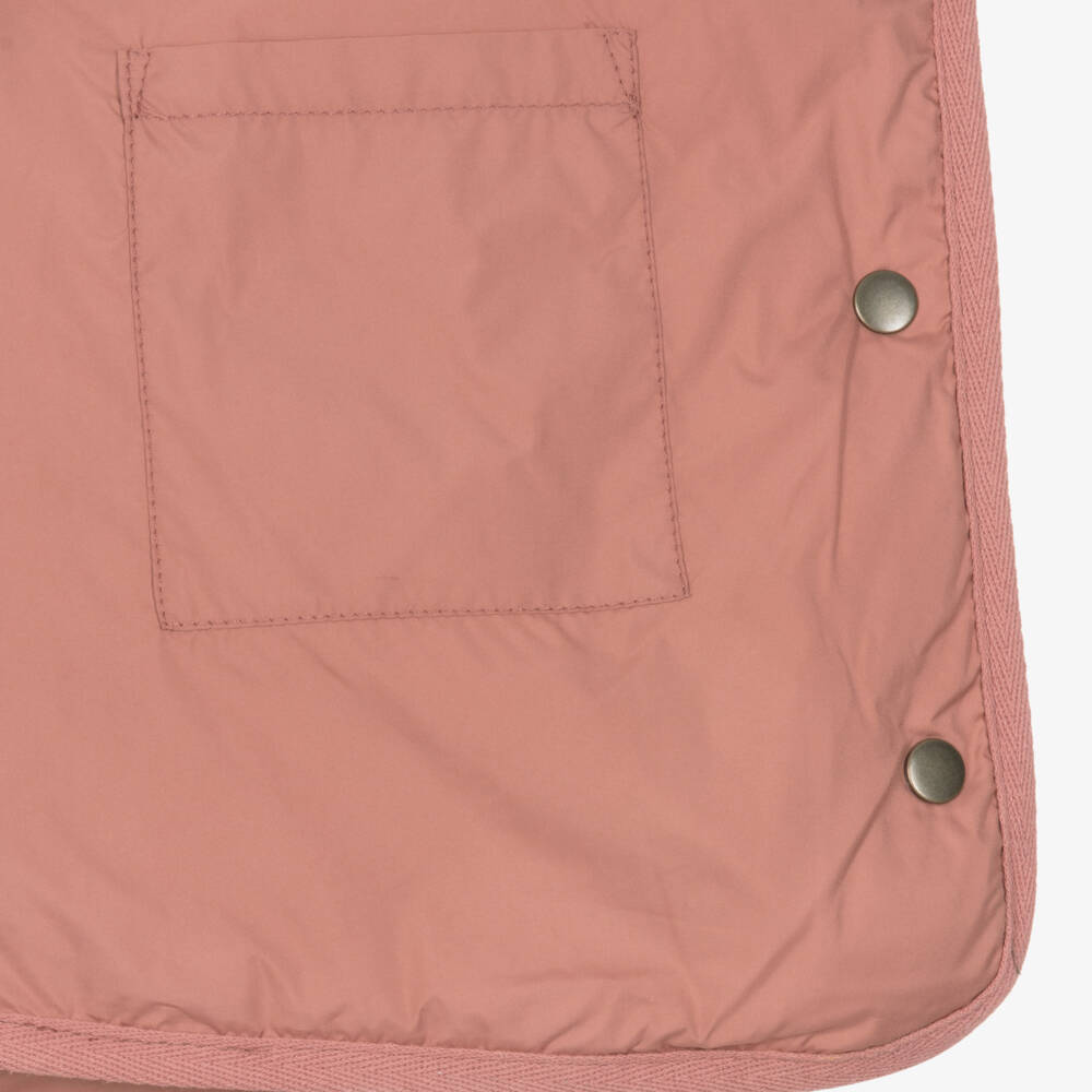 Bonpoint-Girls Cherry Quilted Pink Jacket | Childrensalon Outlet