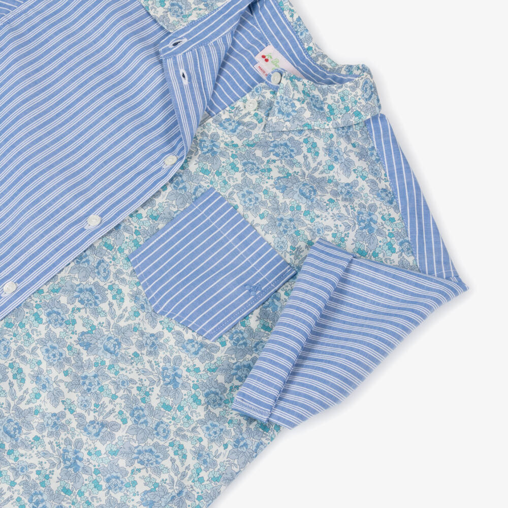 Bonpoint-Girls Cotton Liberty Floral Blouse | Childrensalon Outlet