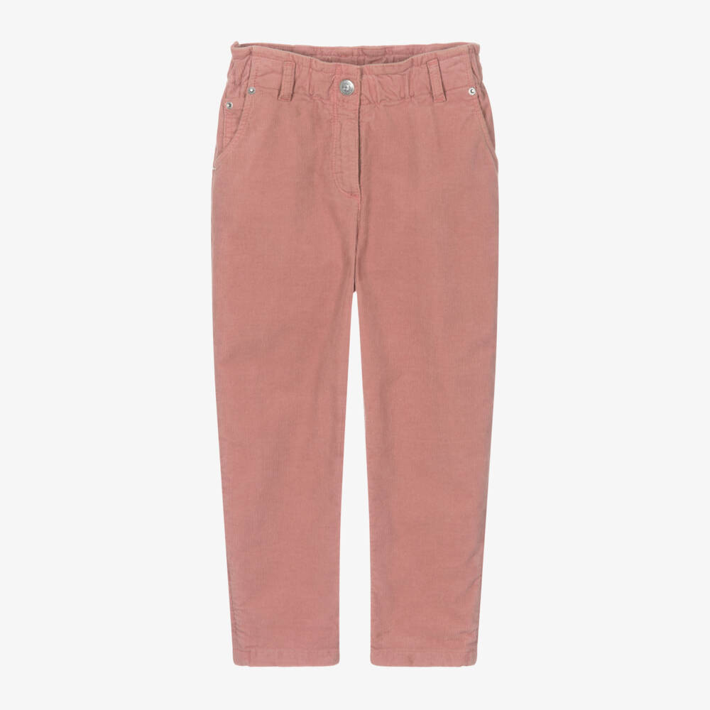 Bonpoint-Girls Dusty Pink Cord Trousers | Childrensalon Outlet