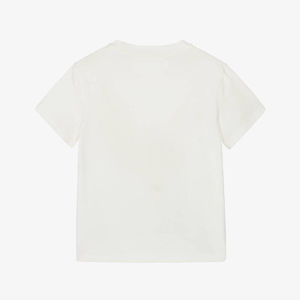 Bonpoint-Girls Elegant Floral Accent Tee | Childrensalon Outlet