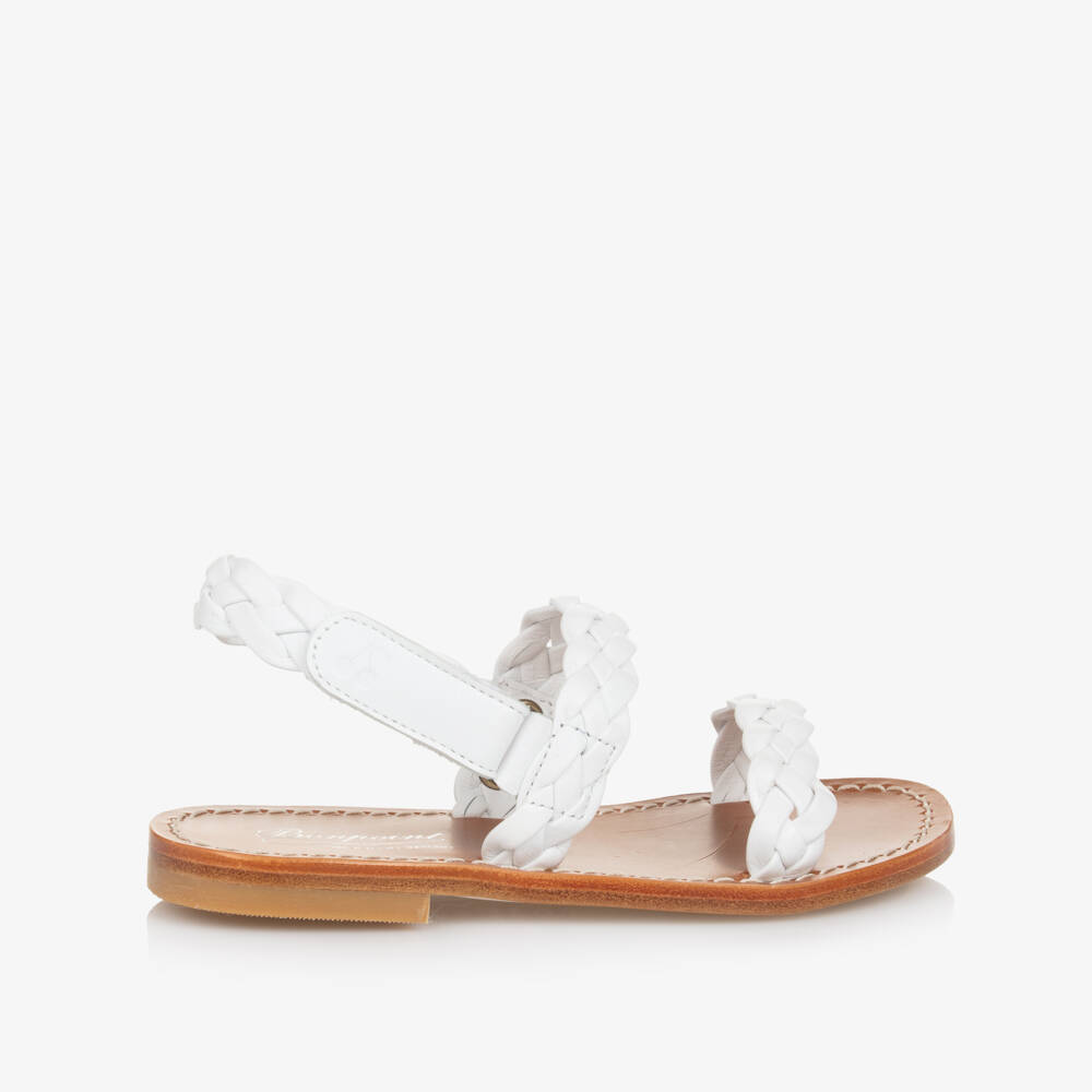 Bonpoint-Элегантные кремовые плетёные сандалии для девочек | Childrensalon Outlet
