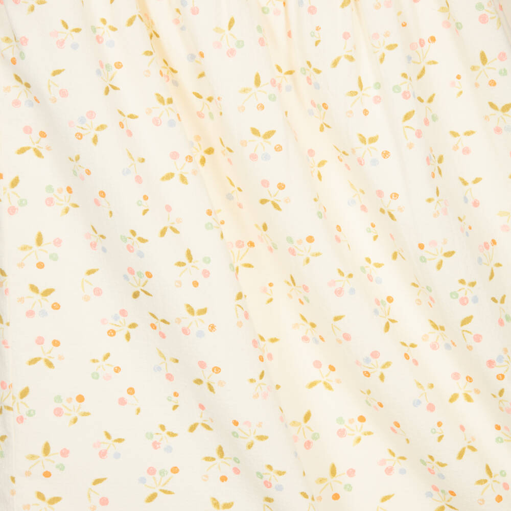 Bonpoint-Girls Elegant Ivory Cherry Dress | Childrensalon Outlet