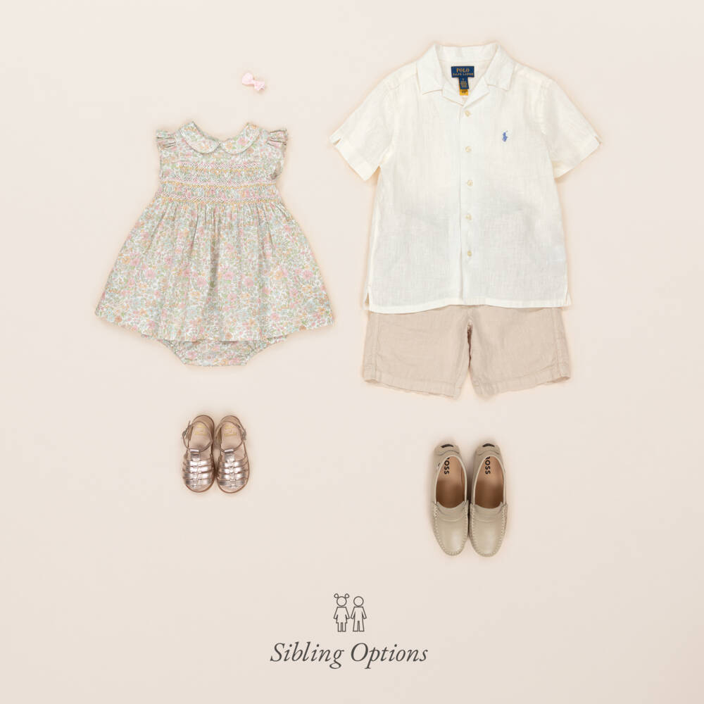 Bonpoint-Girls Floral Liberty Cotton Frock | Childrensalon Outlet