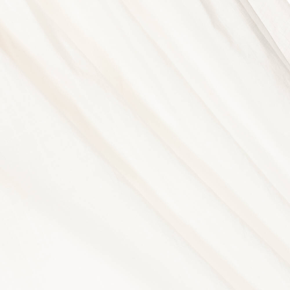 Bonpoint-Girls Ivory Cotton Embroidered Dress | Childrensalon Outlet