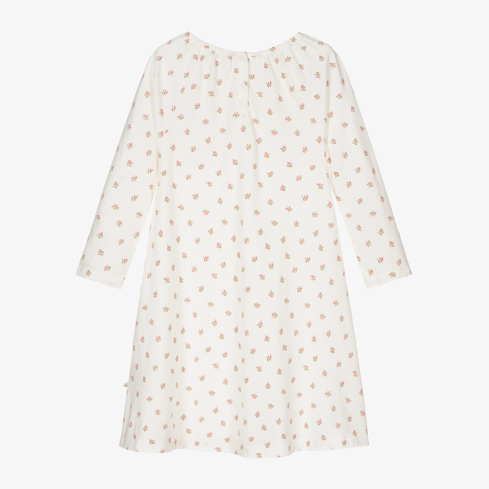 بونبوان-قميص نوم قطن لون عاجي للبنات | Childrensalon Outlet