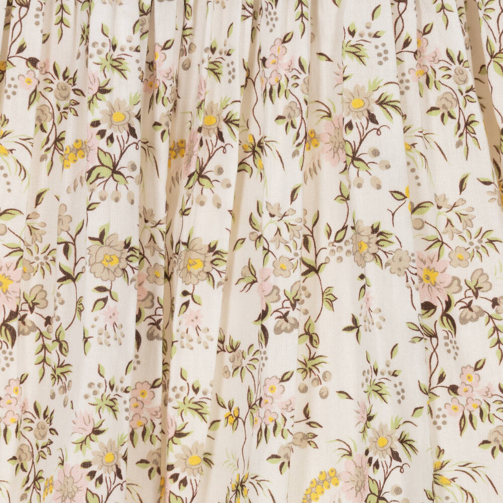 Bonpoint-Girls Ivory Liberty Print Smocked Dress | Childrensalon Outlet