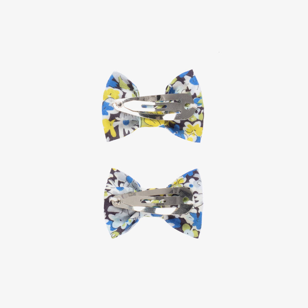 Bonpoint-Girls Liberty Cotton Hair Clips (2 Pack) | Childrensalon Outlet