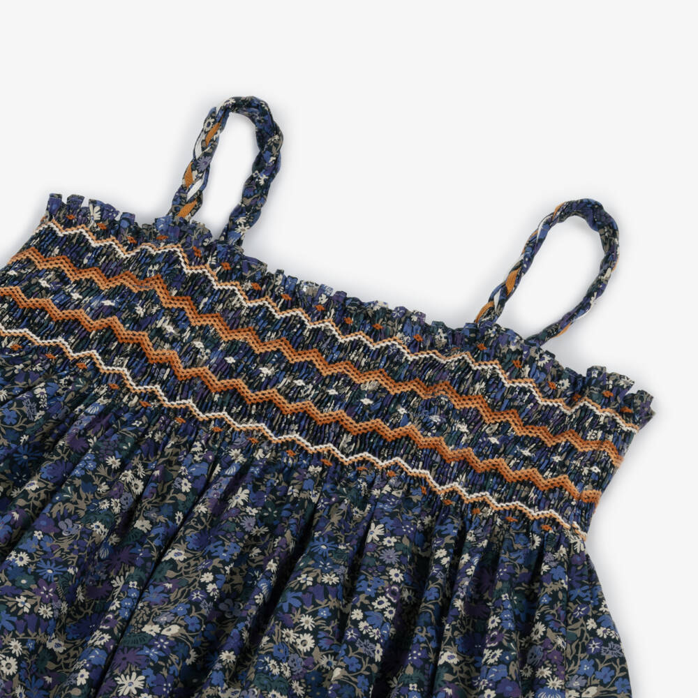 Bonpoint-Girls Liberty Print Cotton Sundress | Childrensalon Outlet